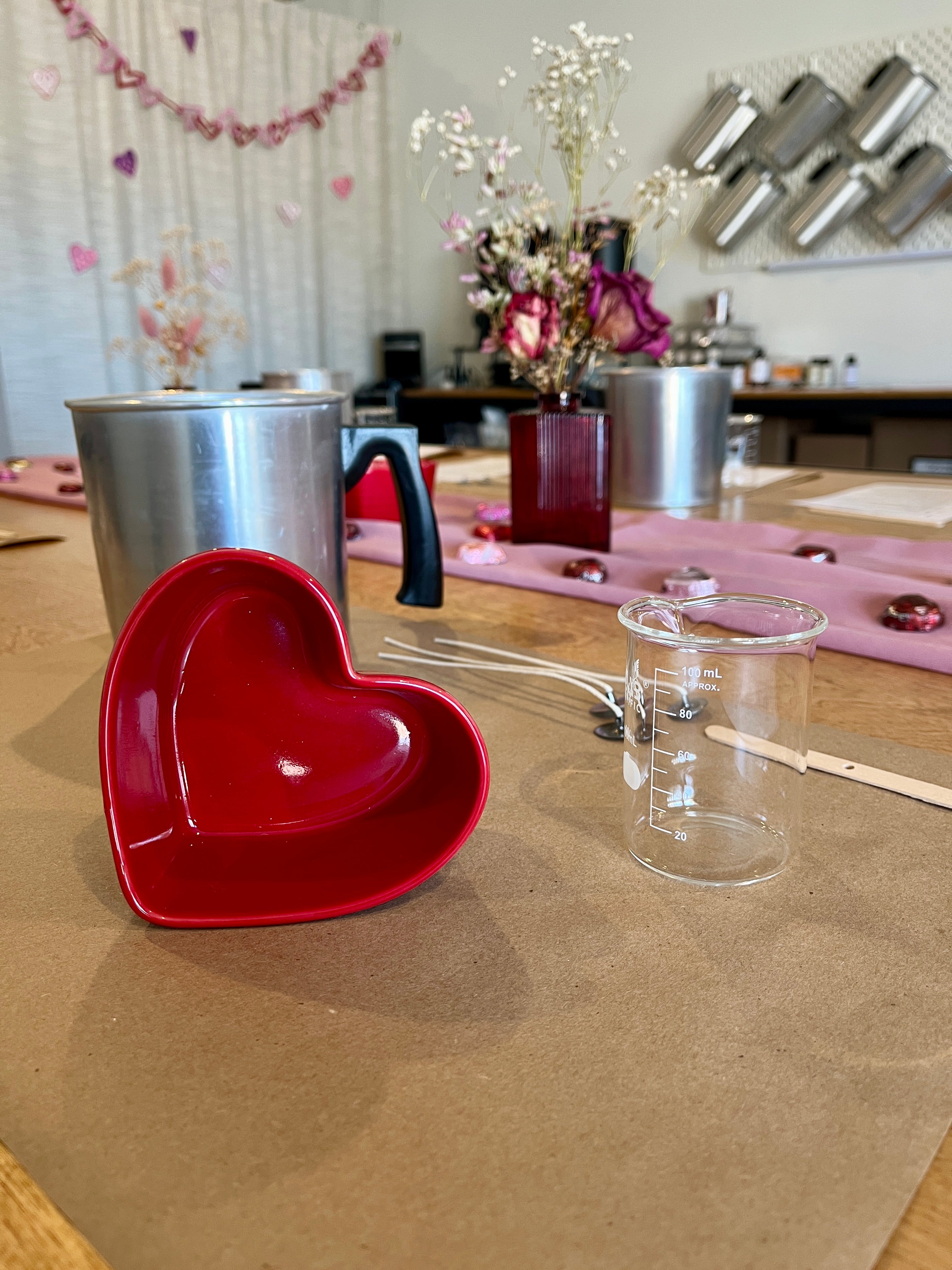 Galentine's Candle-Making Class (Private Class Deposit)