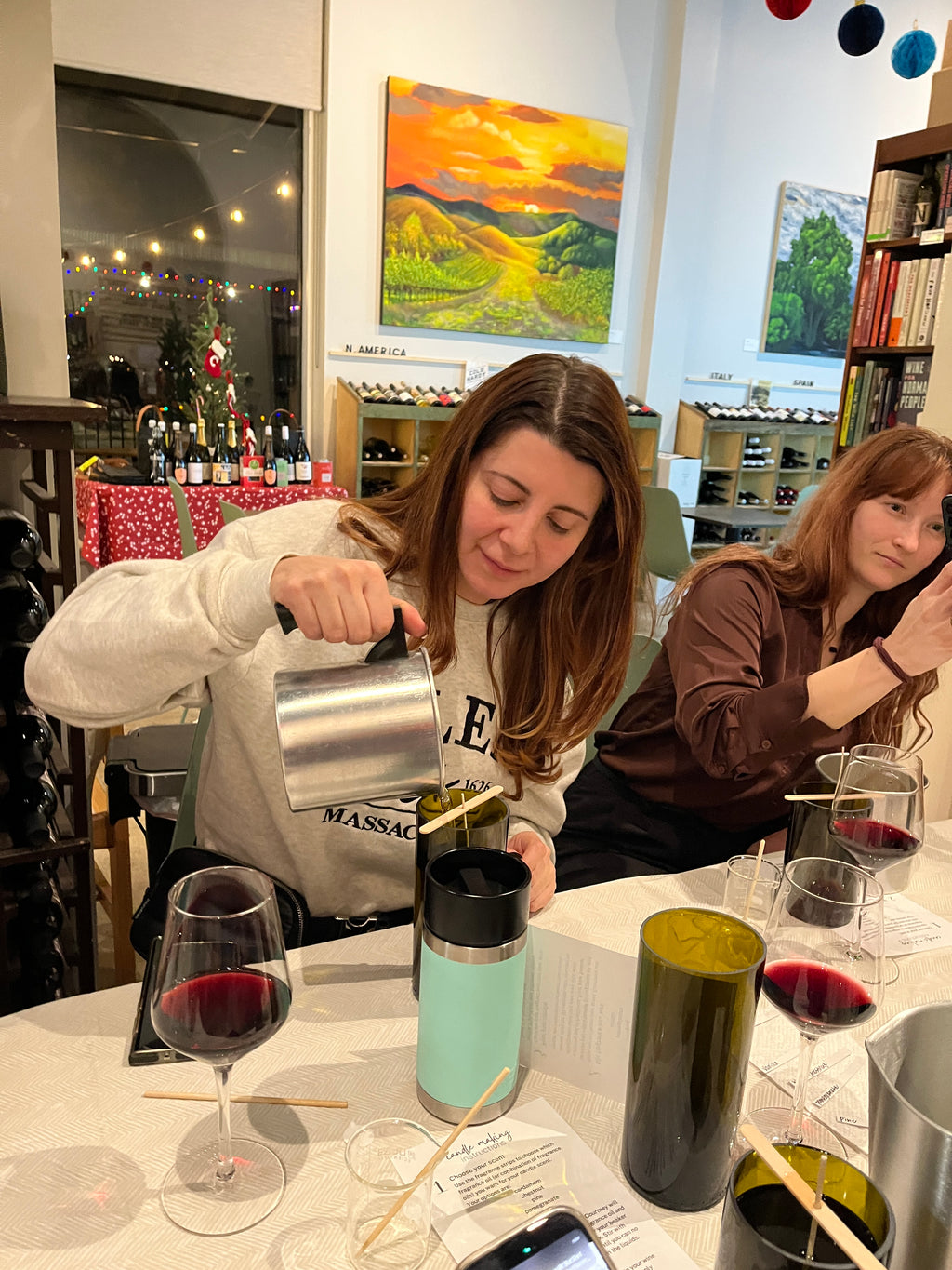 Wine Bottle Candle-Making Class at Copper Rose Wine